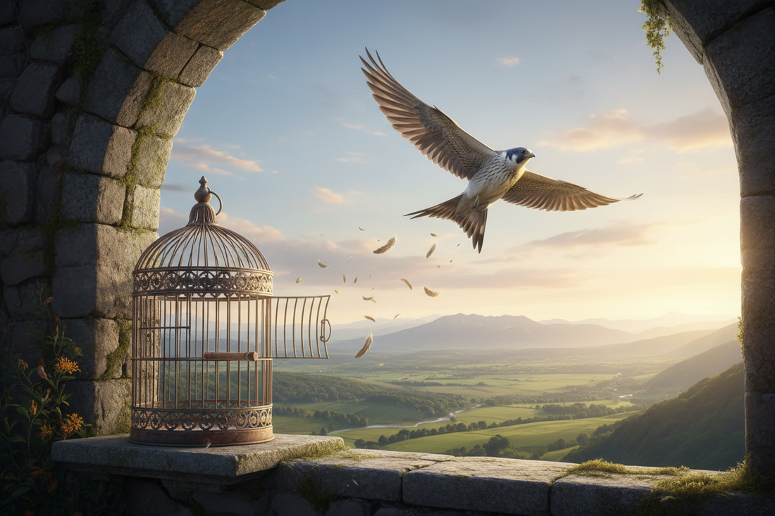 He held, She fled